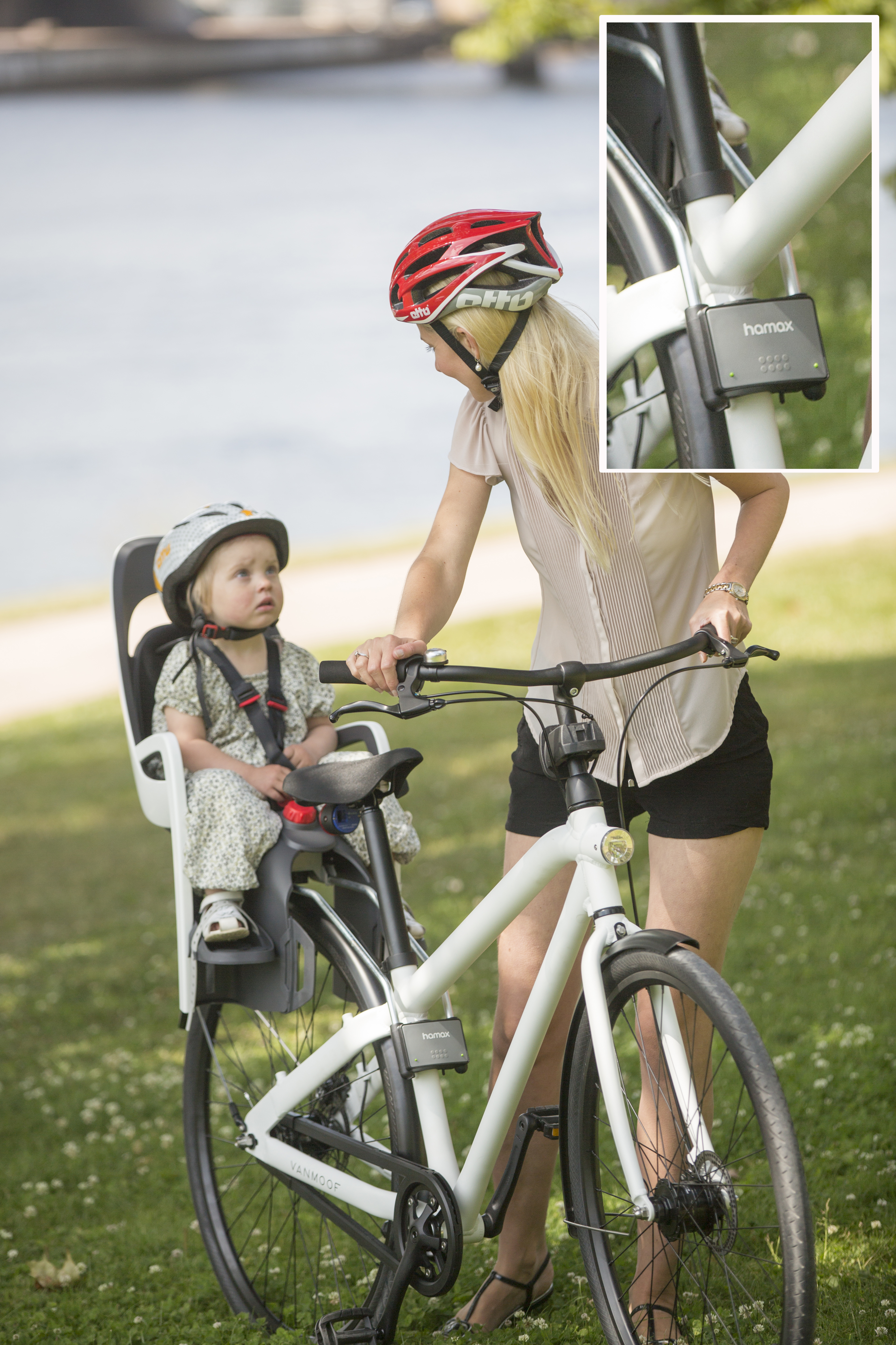 child bike seat fitting