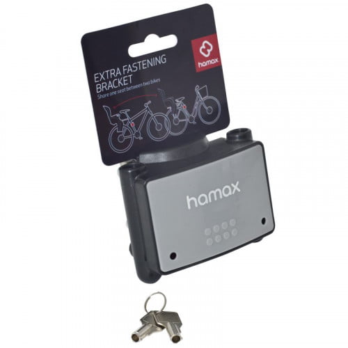 Hamax fastening bracket with lock for child bike seat